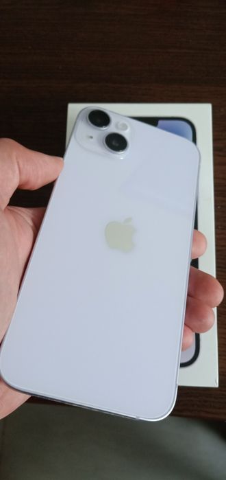 Смартфон Apple iPhone 14 Plus, 128GB, 6GB RAM, 5G, Purple като НОВ