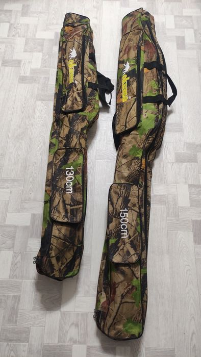 Удочки, спиннинги, сумки, кресло.