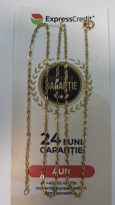 (AG 35) Lant aur 18K 5.30 gr B.33772.5- 3315 lei Garantie 2ani!