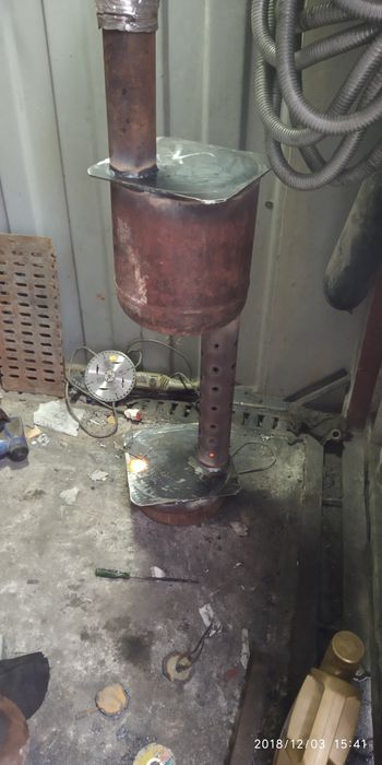 Продам Печь на отработке буржуйка, отработка