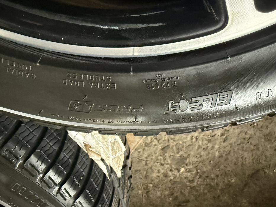 Jante originale Tesla model S  5x120 cu anvelope iarna 255/45 19