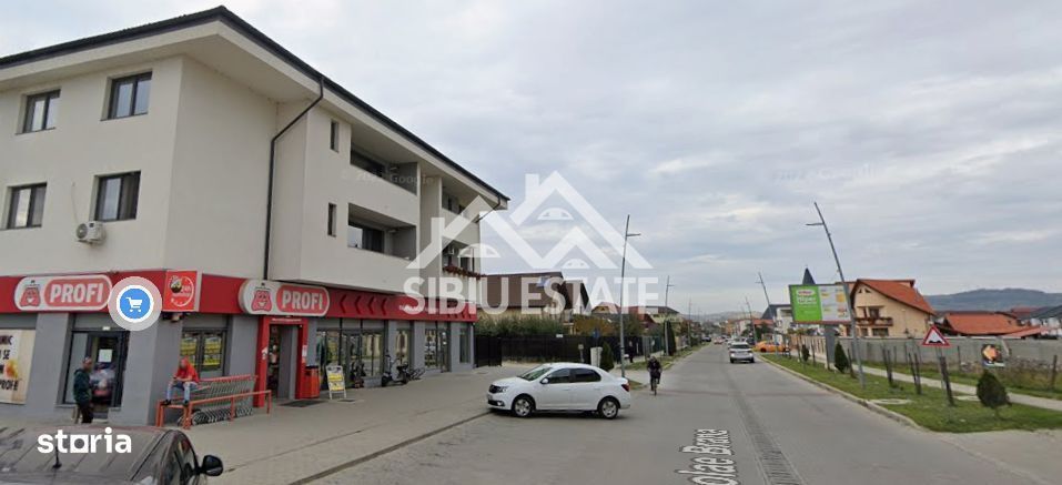 Spatiu comercial parter 450 mp vad pietonal si auto Brana Selimbar