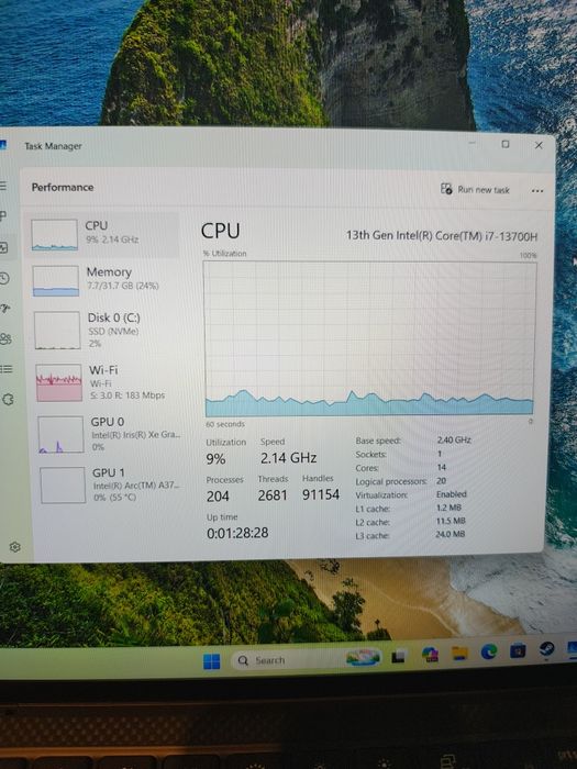 Dell XPS 15 9530  I7-13700H/Arc 370M 4GB/FHD+