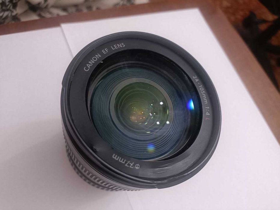 Объектив  Кенон EF 24-105 mm 1 : 4 L USM (Япония)