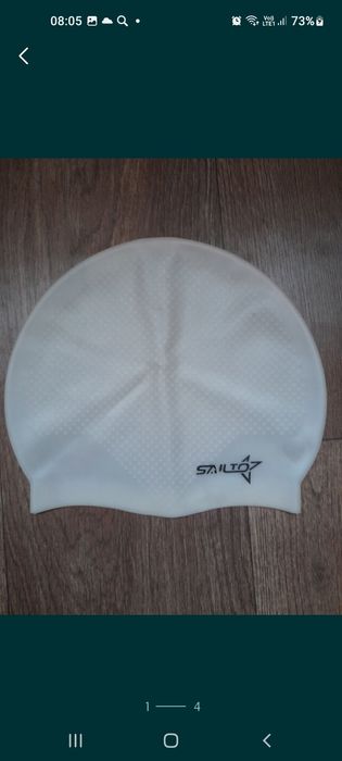 Для плавания шапочка б/у дарю только к покупкам