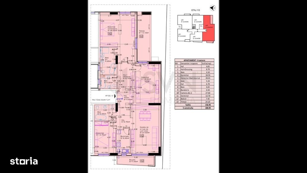 Oportunitate Investitie apartament 4 camere Aviatiei
