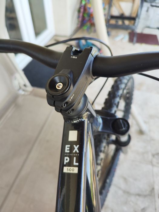 Bicicleta MTB 29" Rockrider Explore EXPL 500, marine M, negru