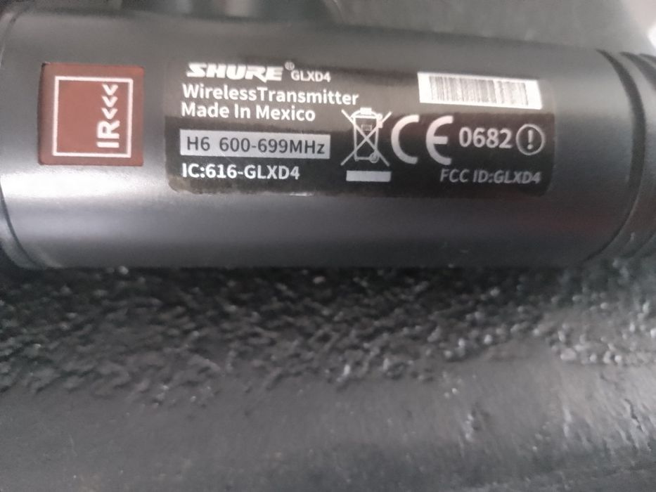 Microfon wireless shure glxd cu beta 58 a doar microfon fără reciver