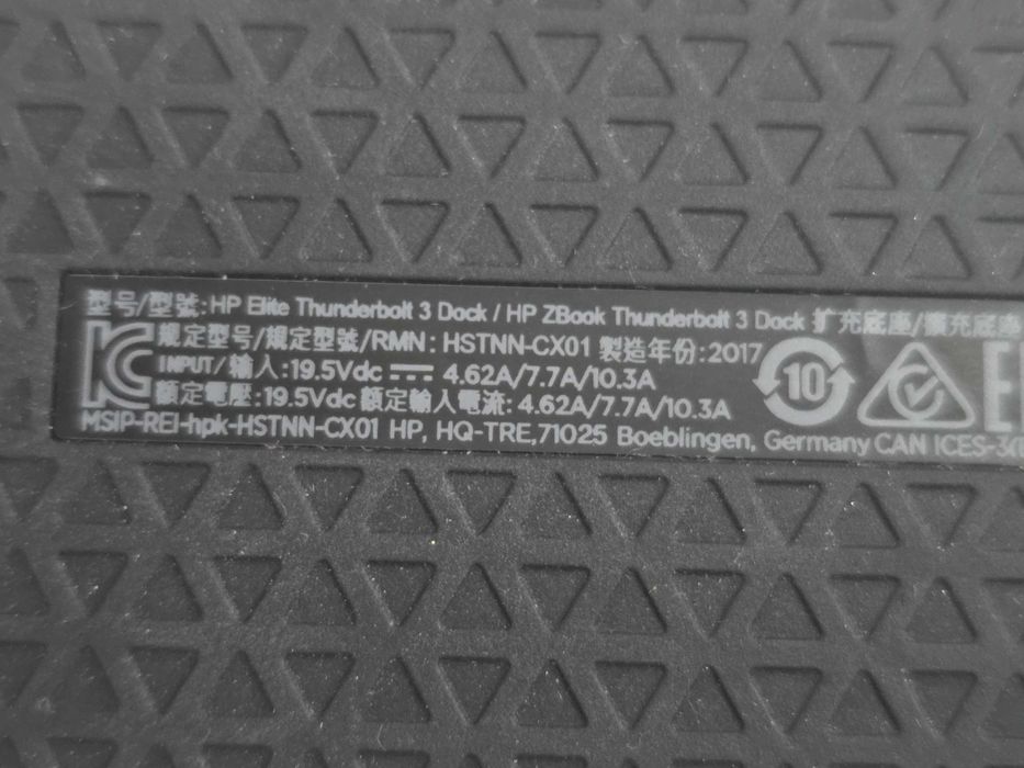 Docking Station HP Elite Thunderbolt 3 Dock HSTNN-CX01 - poze reale