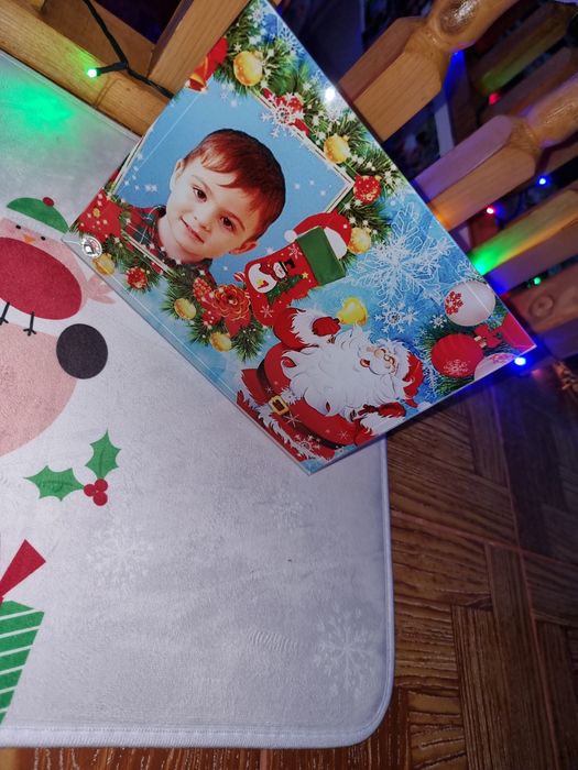 Ramă sticlă dreptunghiulara Crăciun