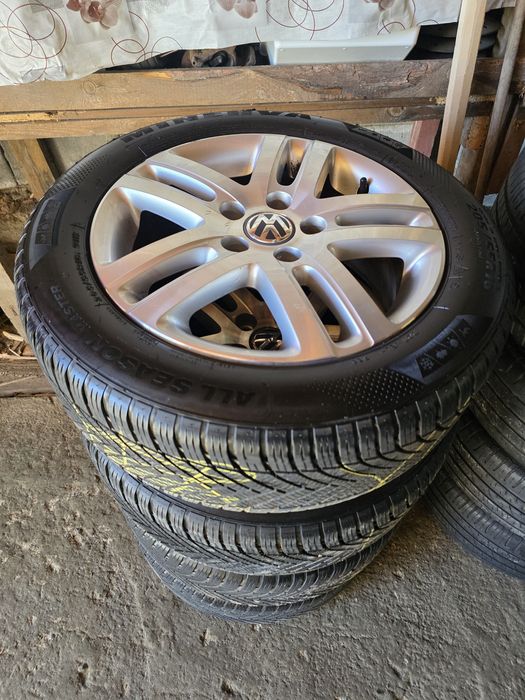Джанти с гуми 5x112/16 цола VW Golf, Passat, Touran, Caddy