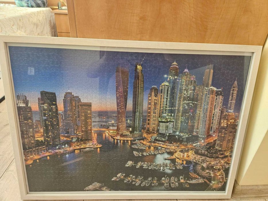 Пъзели, които са поставени в рамка