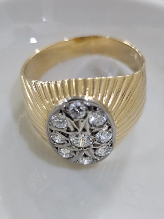 750 СССР Кольцо с бриллиантами