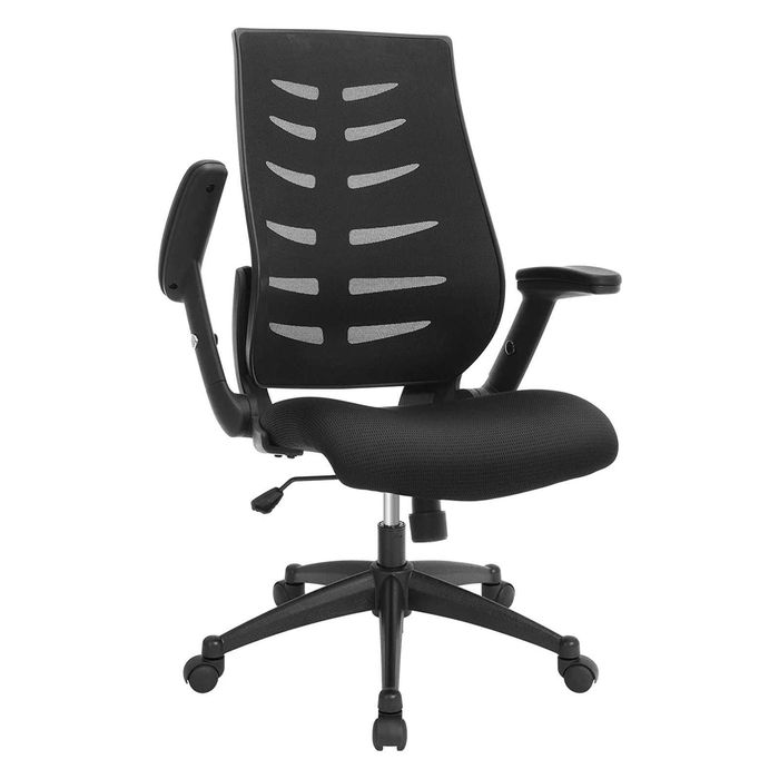 НАРУШЕНА ОПАКОВКА Стол с масивна конструкция R003-SONGMICS OBN54BK