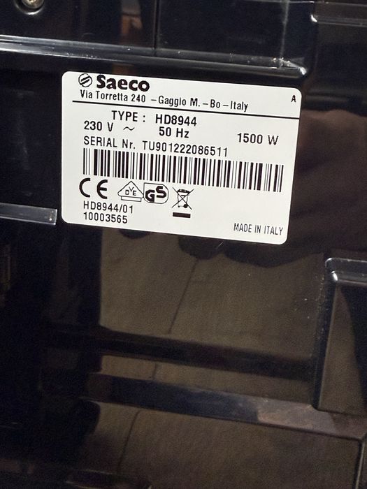 Кафемашина PHILIPS Saeco XELSIS Type: HD8944