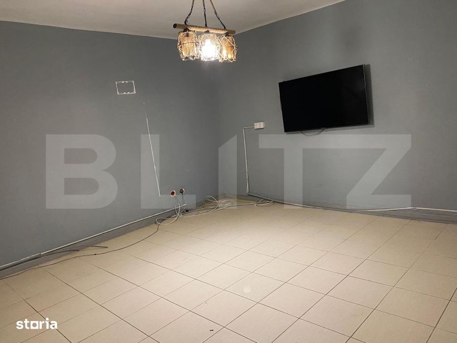 Spatiu comercial, 100 mp cladire, 200 mp curte/parcare, zona Frumoasa