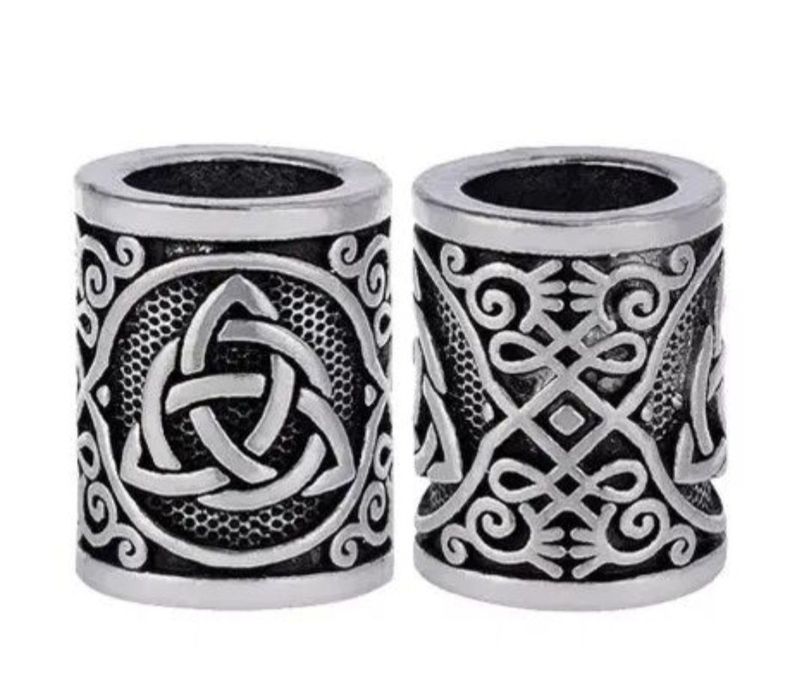 beads Inel barba par rune viking pentru celtic beard bead