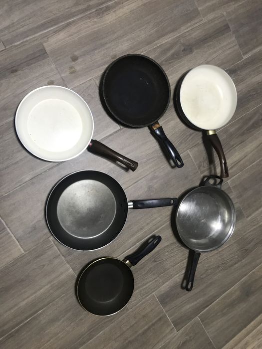 Използвани  тигани  6  броя  / Налични  .