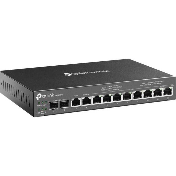 TP‑Link ER7212PC. Router Gigabit + Switch PoE Omada. Stare impecabilă, ca nou!