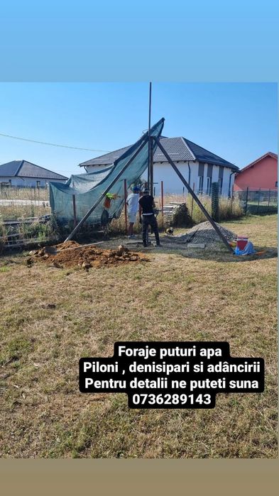 Foraje puturi manual si mecanizat