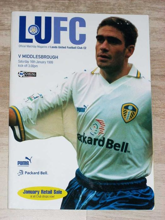 Лийдс Юнайтед оригинални английски футболни програми 1997, 1999, 2002