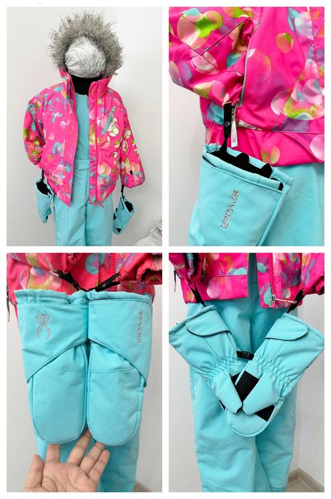 Costum de ski complet • SPYDER • (geacă+salopetă+mănuși)