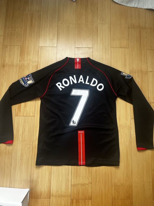 Bluză Cristiano Ronaldo Manchester United size{M}2007/2008 AWAY