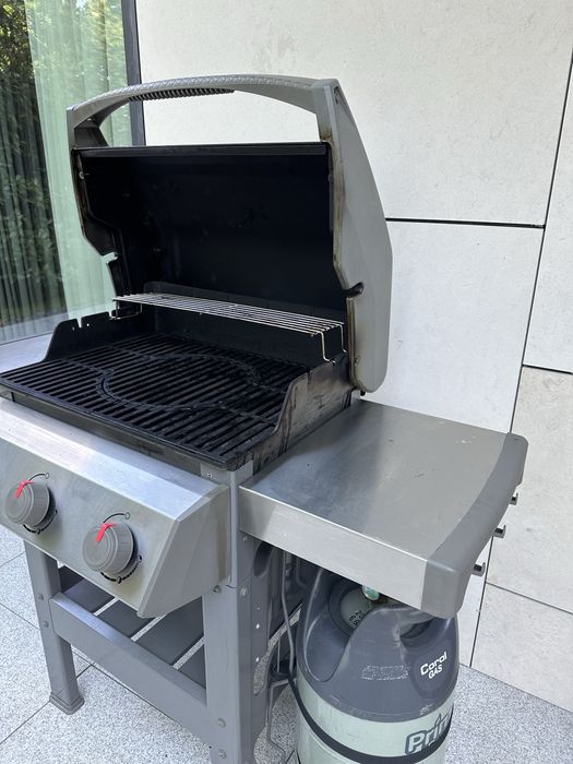 Gratar pe gaz Weber Spirit II E-310 (3 arzătoare) + Husă Weber