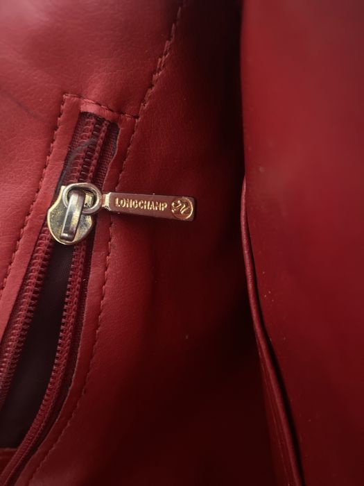Longchamp оригинална чанта естествена кожа