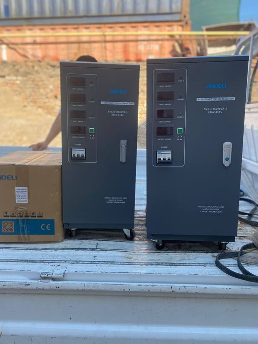 Стабилизатор напряжения трёхфазный Andeli 15kv 10kv