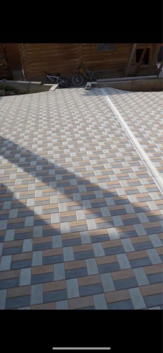 Брусчатка Кирпичик 6 см вибропресс