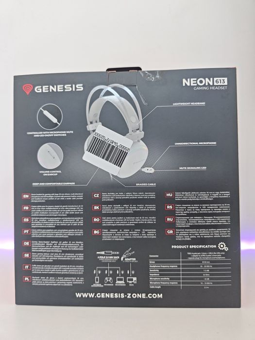 Genesis Neon 613 Gaming Headset Геймърски слушалки