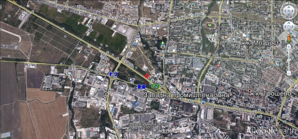 Парцел с площ 3000 кв.м., в района на Шоурум BMW-Кателиев