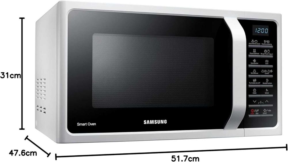 Микровълнова печка Samsung 28L (MC28H5015AW/ET) 1500W