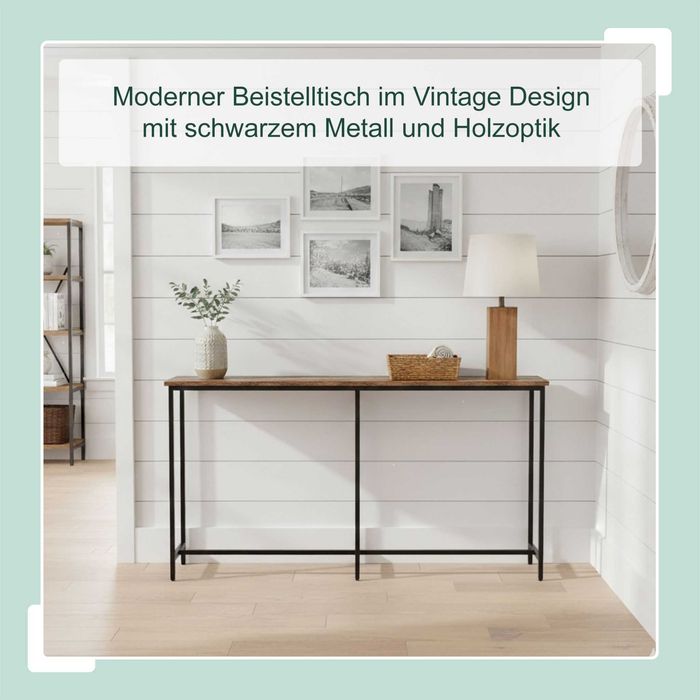 Странична маса 80,5x160x20 см Relaxdays