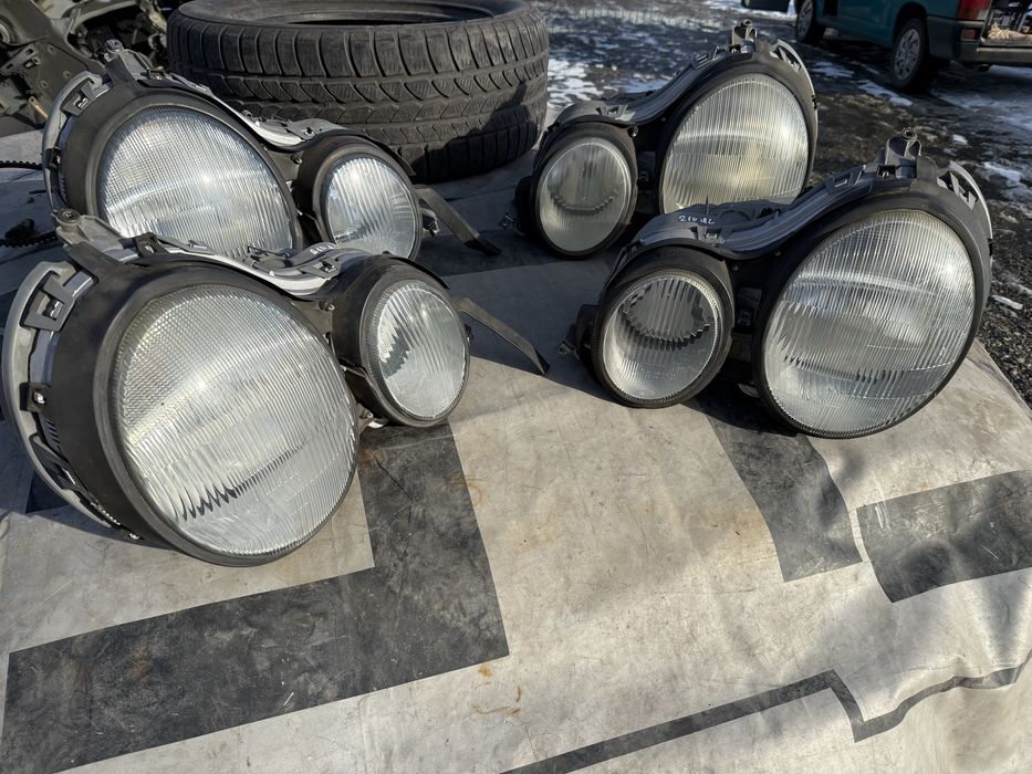 Фары передние w210 до рест галоген оригинал хелла