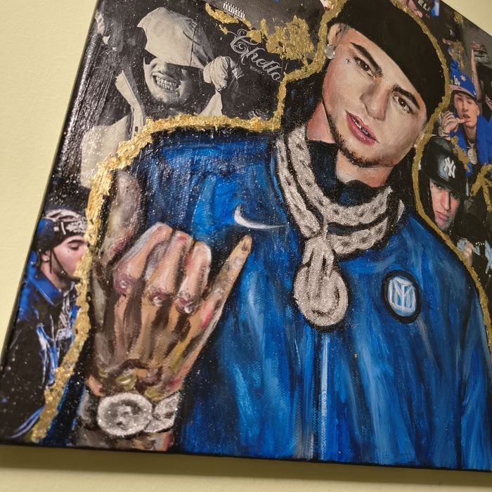 Tablou handmade Rondodasosa rapper canvas