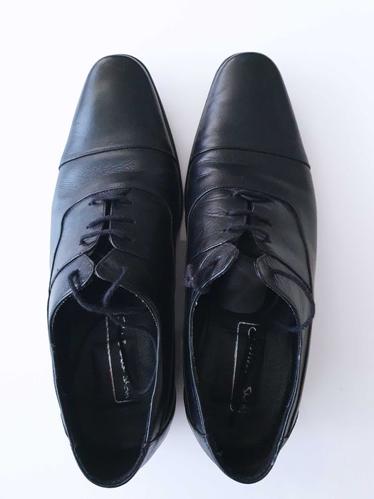Pantofi ocazie piele neagra - Cristiano Shoes