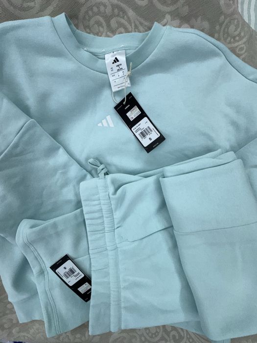 Худи со штанами, ментол, адидас оригинал