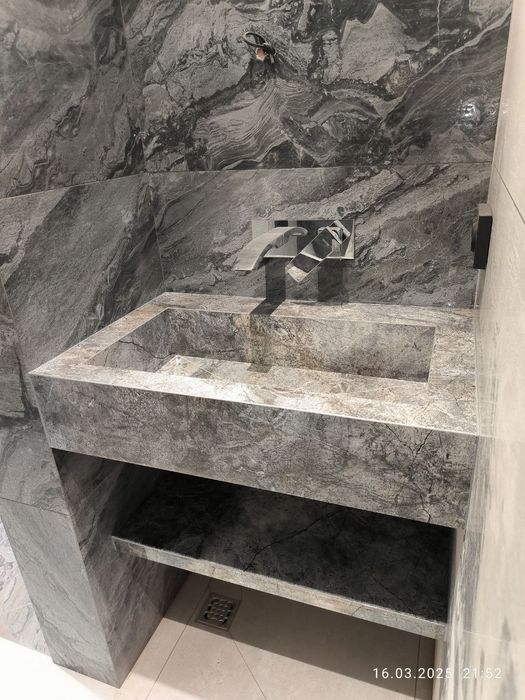 Раковина из керамогранита