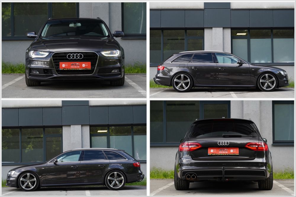 Audi A4 3xS-Line 2014 2.0Diesel 177cp Automat S-Tronic • 12Luni Garantie Motor Cutie • Revizie Gratuita Ulei Distributie • Transport gratuit • Rate