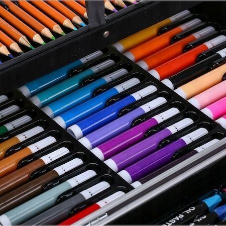 Set pictura si desen 145 piese - Albastru