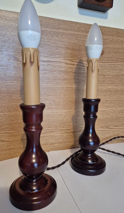 Set 2buc sfeșnice electrice tip lumânare perfect funcționale
