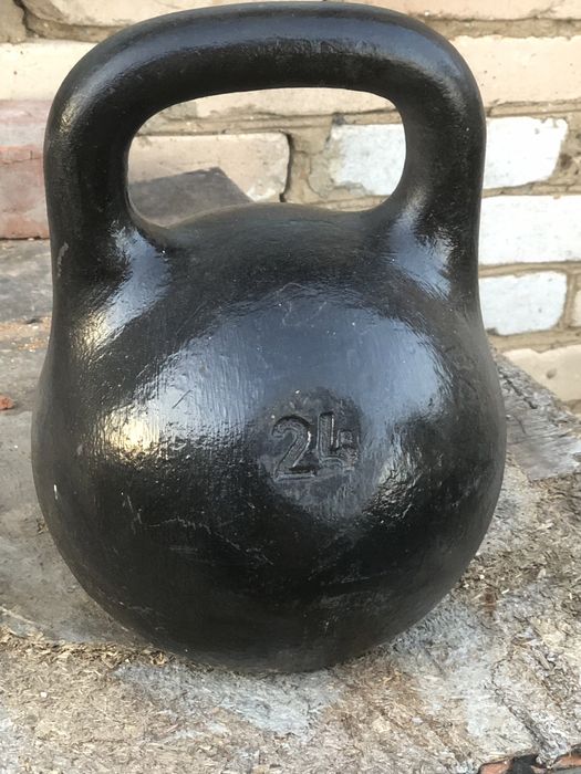 Гиря, производство СССР, 24 кг.