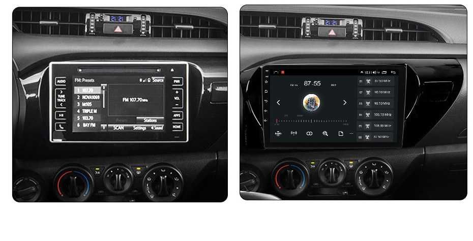 Navigatie Toyota Hilux din 2015 - 2020 , Garantie 2GB 4GB 8GB RAM