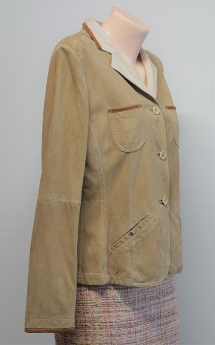 Jacheta piele intoarsa Brunello Cucinelli marimea 46