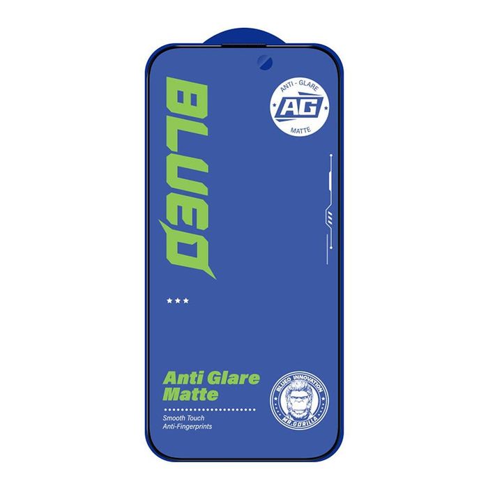 Blueo full cover anti-glare glass anti static - протектор с матово пок