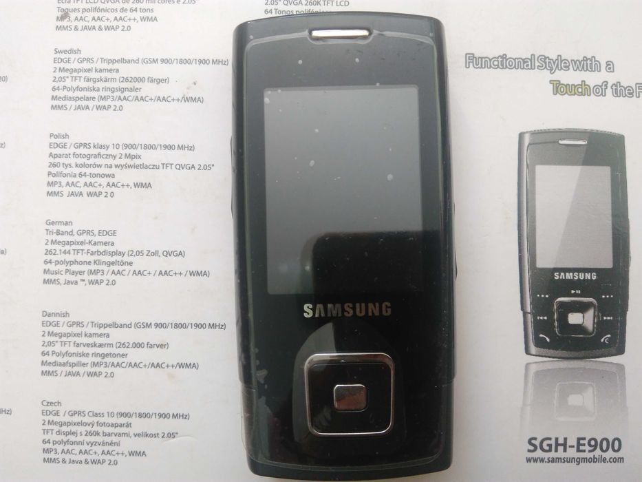 Vand Samsung E900 - NOU