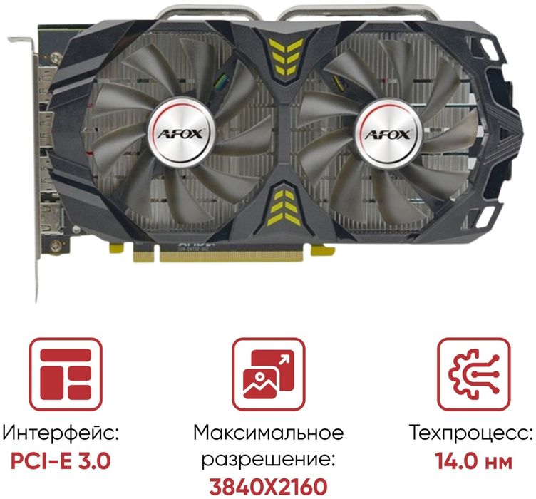 Срочно видеокарта AFOX RX 580 8гб