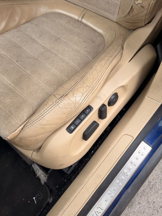 Interior scaun scaune fete de usi piele cu alcantara full electrice,incalzite cu memorie break vw passat b6 b7